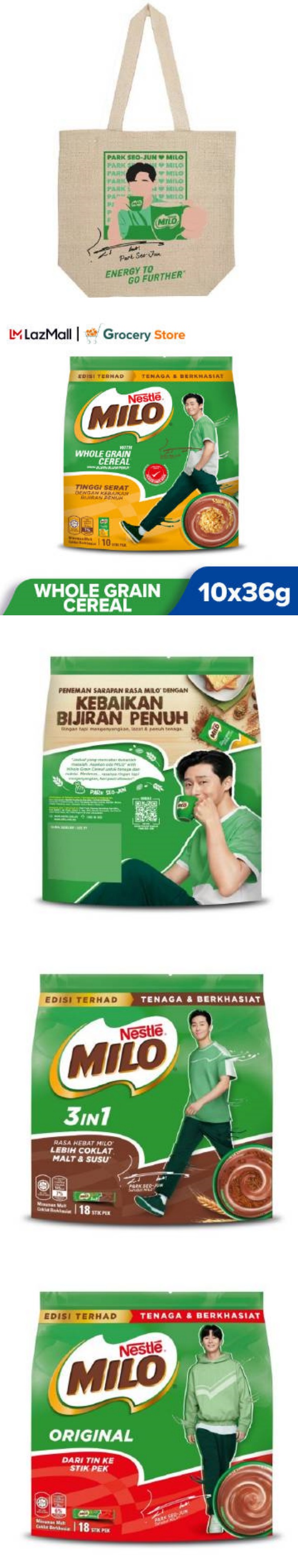 朴叙俊担任代言人！10秒广告曝光“JOM MINUM MILO” 娱乐资讯 图2张