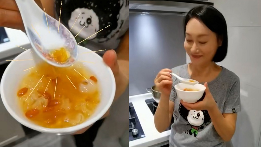 Tips I 62岁惠英红走秀状态超好！养生靠她口中的“便宜燕窝” 更多热点 图4张