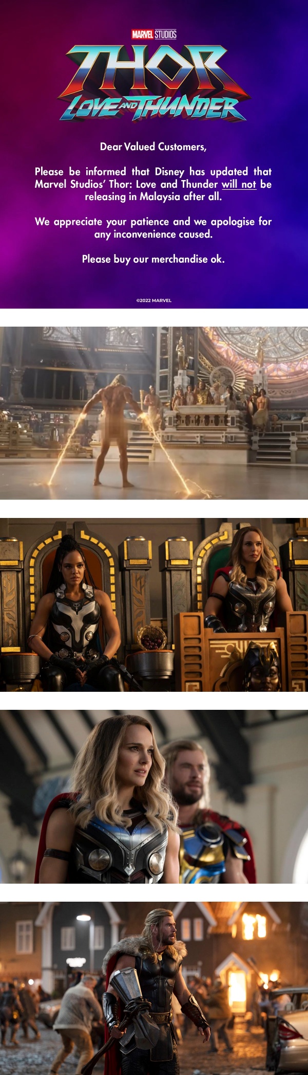 马来西亚影迷看这里！《Thor 4》要在Disney+ 上架了 娱乐资讯 图2张
