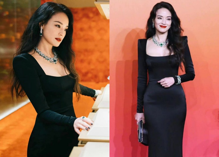 Style｜“吴露可逃”CP亮相Bvlgari活动，舒淇黑礼服美得让网友封神！ 更多热点 图2张