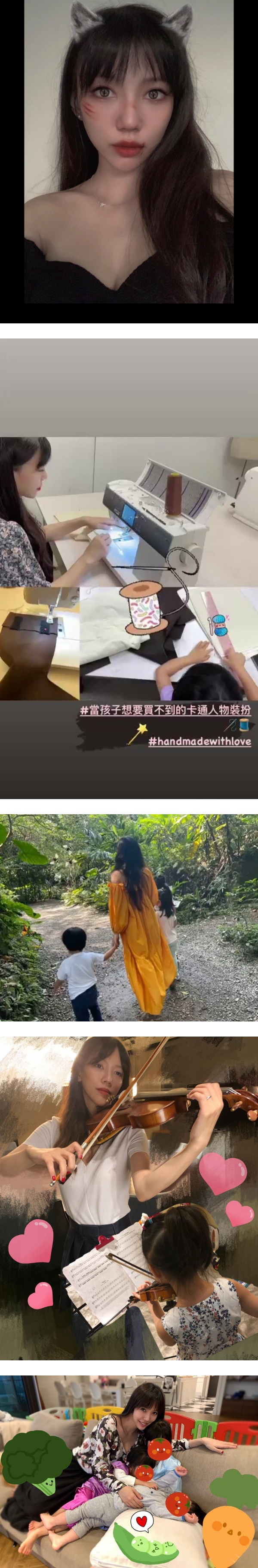 李靓蕾久违更新IG！亲子互动反击王力宏 娱乐资讯 图1张