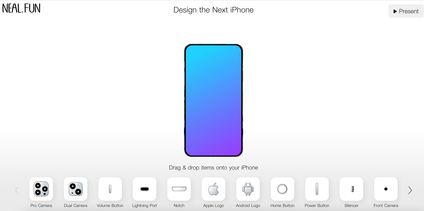 等不及想看到最新的 iPhone 14？趣味网站‘ NEAL.FUN ’让你自己做一支 数码科技 图1张