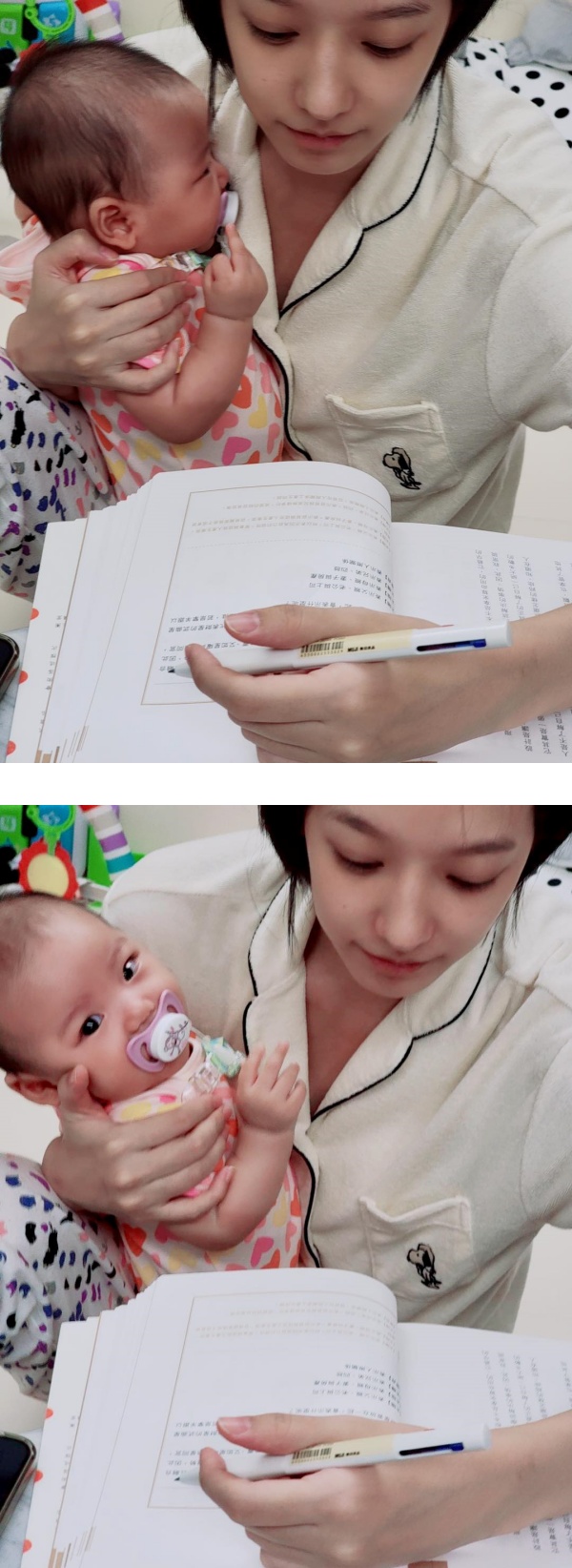 女儿对镜头“比中指”！孟耿如无奈：妈妈很努力 娱乐资讯 图1张