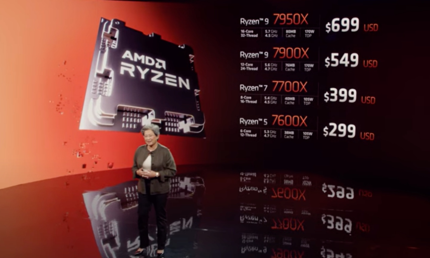 AMD 新款 Ryzen 7000 系列处理器正式亮相！采用 5mn 制程和全新的 Zen 4 架构 预计 9/27 开卖 数码科技 图3张