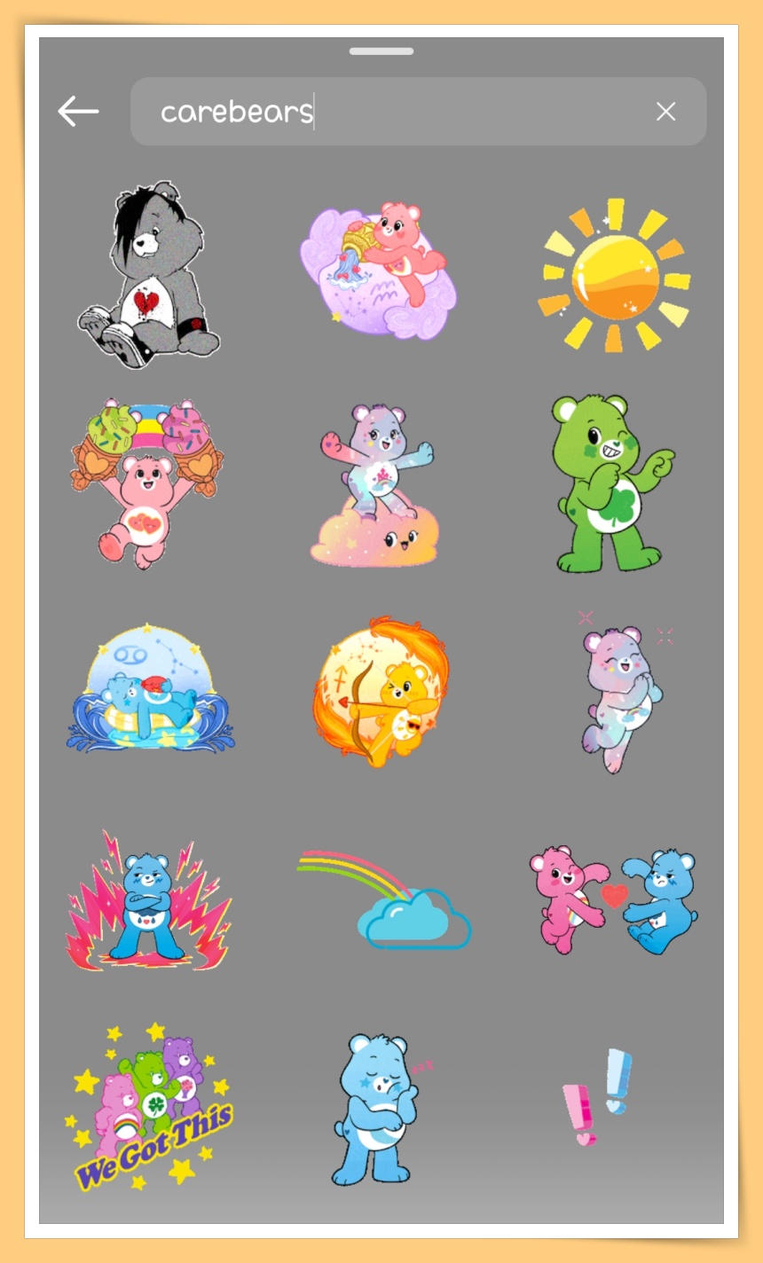 Tips I 5个经典卡通人物贴纸！从蜡笔小新，Carebears到美少女战士等等！ 更多热点 图5张