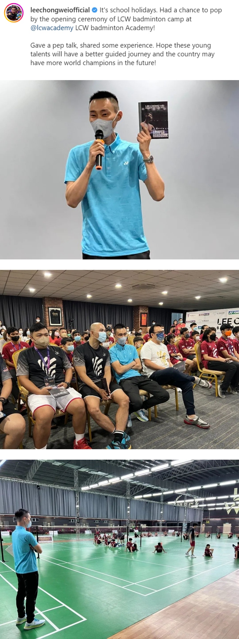 尴尬到极点！5岁小孩合照后李宗伟后说 “谢谢Uncle黄智勇！” 娱乐资讯 图1张