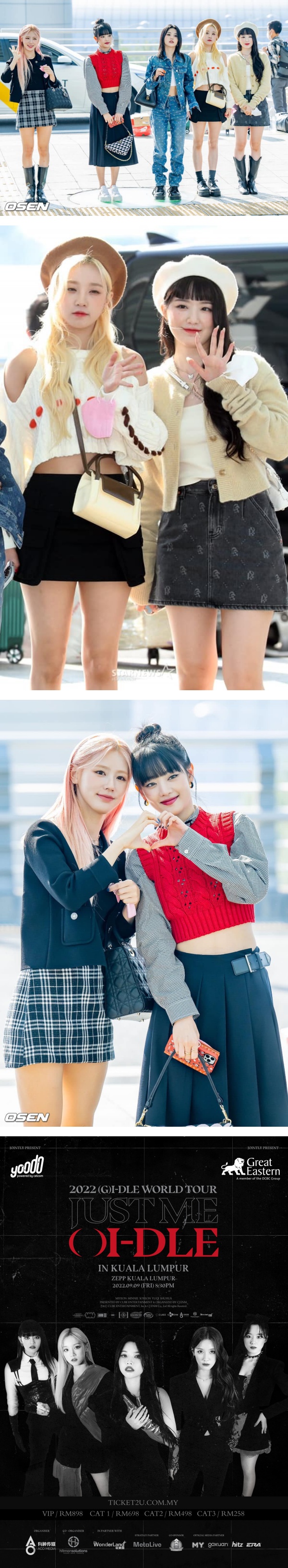(G)I-DLE 来马开唱！宋雨琦兴奋晒照...在吉隆坡打卡了！ 娱乐资讯 图1张