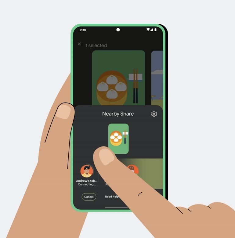 News I 比“AirDrop”更好用！Nearby Share屏幕没亮也可自动收取文件！ 更多热点 图2张