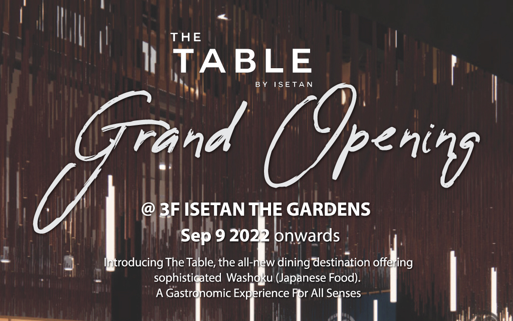 美食 I The Table by Isetan 里6家日式特色餐厅推荐：寿喜锅、烧烤、炸猪排、日式酒吧、拉面和铁板烧 更多热点 图1张