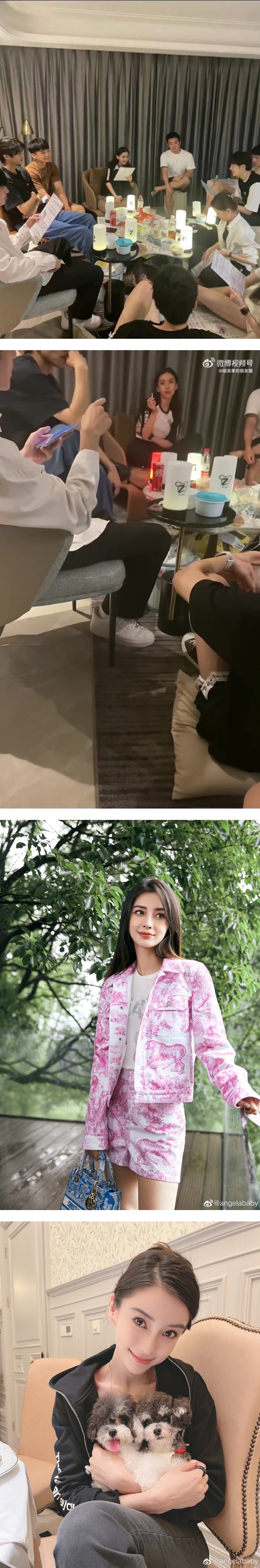 Angelababy被曝花钱找男模陪玩！银色短发造型好酷 娱乐资讯 图1张