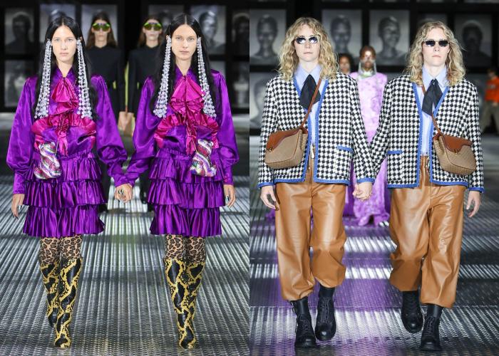Style I 从全世界找来68对双胞胎走秀，Gucci时尚秀超疯狂！ 更多热点 图4张