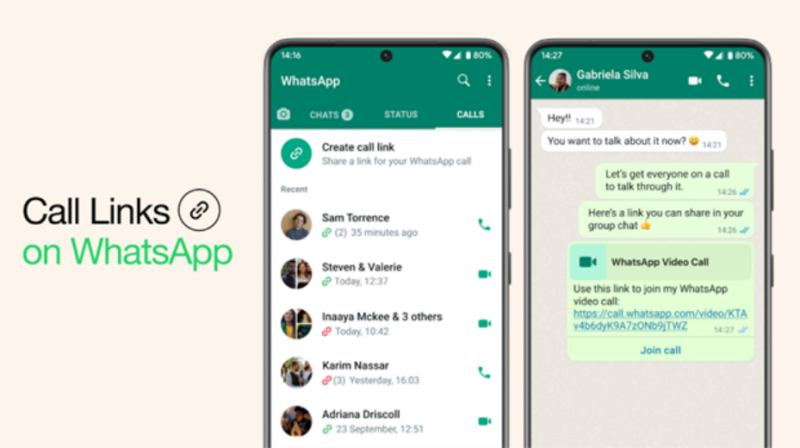 News I WhatsApp 推出通话链接功能！用户通过链接可直接加入通话！ 更多热点 图2张