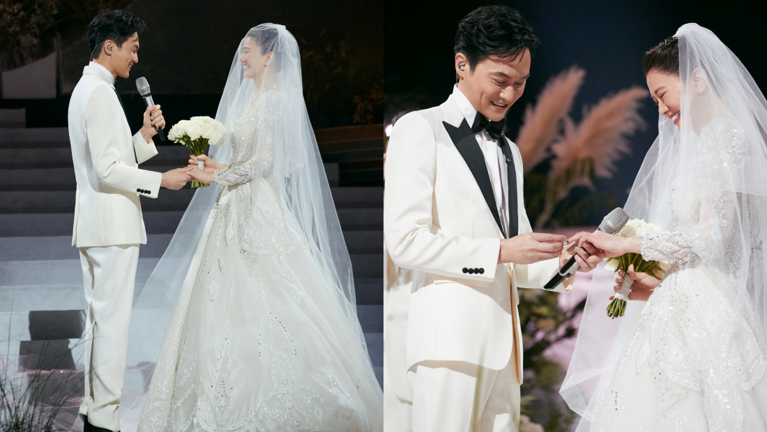 张智霖《披荆斩棘》重现婚礼现场！为袁咏仪戴纸戒指 娱乐资讯 图4张