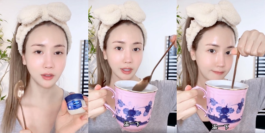 Tips I 小红书疯传有效改善颈纹按摩法！只用到凡士林和汤匙？ 更多热点 图4张