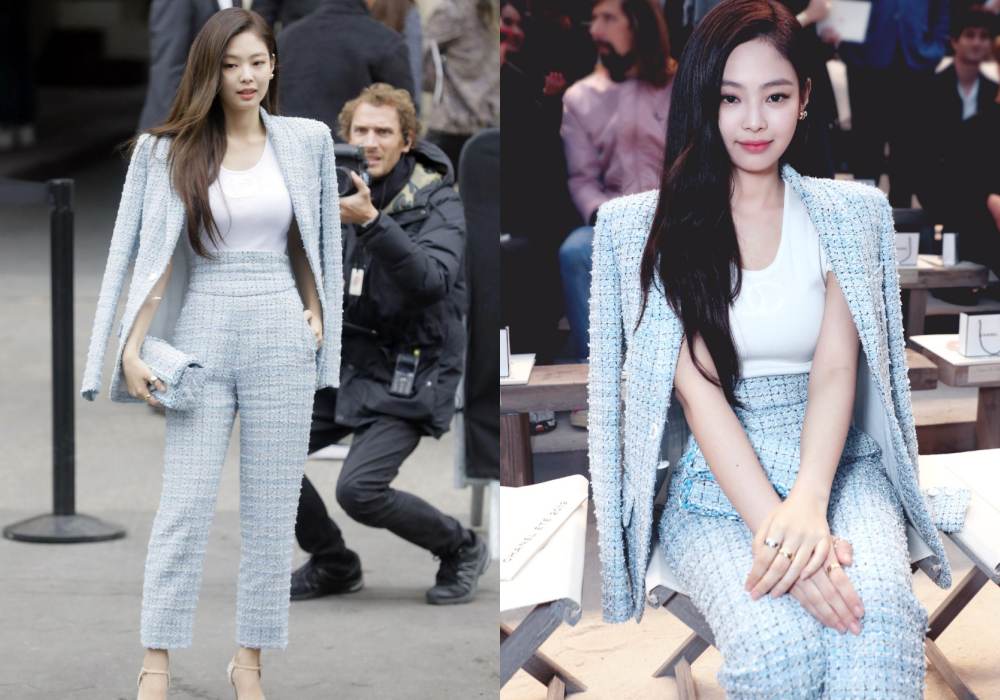 Style I Jennie穿性感白洋装亮相秀场，重温“人间香奈儿”看秀造型 更多热点 图3张