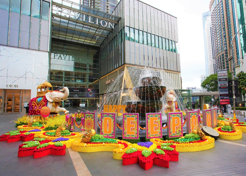 商场 I Pavilion KL 新打卡景点！两只可爱大象 还有五颜六色地板腾图！ 更多热点 图1张