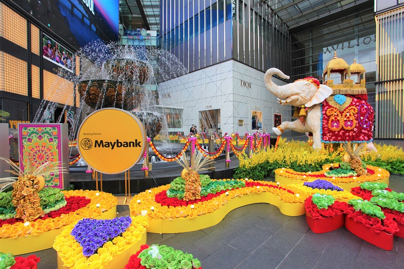 商场 I Pavilion KL 新打卡景点！两只可爱大象 还有五颜六色地板腾图！ 更多热点 图2张