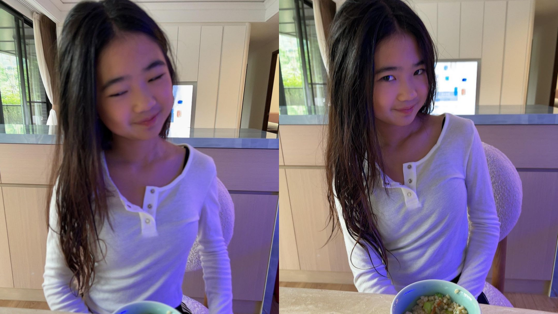 吴速玲晒12岁Grace近照！曝女儿不想被摸脸 娱乐资讯 图2张