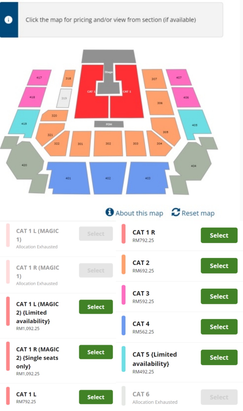 【王嘉尔马来西亚演唱会】1688 VIP配套秒杀！这几个票价都SOLD OUT 娱乐资讯 图1张