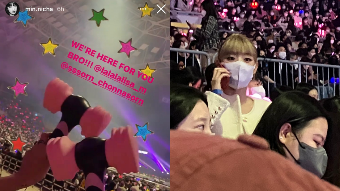 韩娱泰国LINE梦幻联动！Minnie应援BLACKPINK演唱会…直接送Lisa“钞票项链” 娱乐资讯 图2张