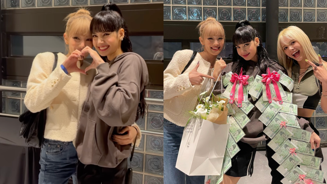 韩娱泰国LINE梦幻联动！Minnie应援BLACKPINK演唱会…直接送Lisa“钞票项链” 娱乐资讯 图3张
