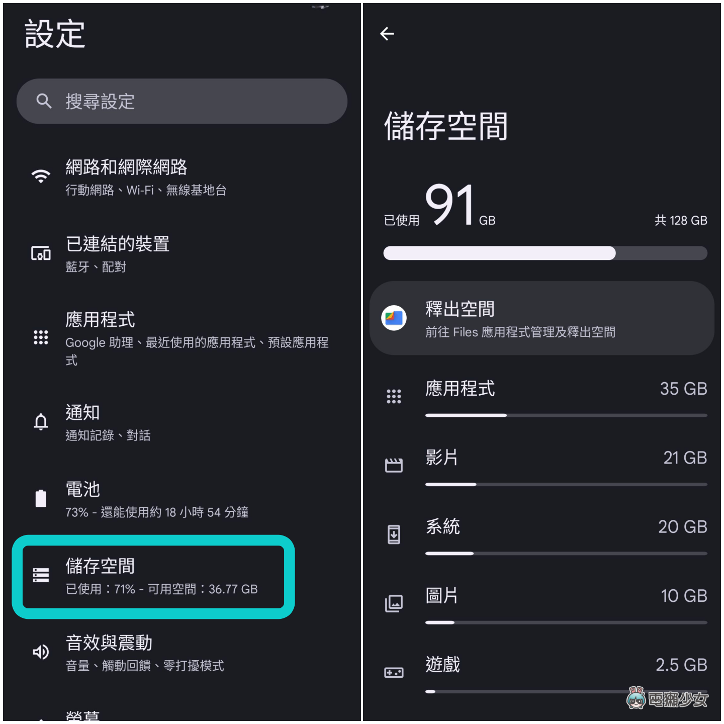 手机储存空间不足？不删照片三招检视容量怪兽，成功释放手机容量！（Android） 数码科技 图2张