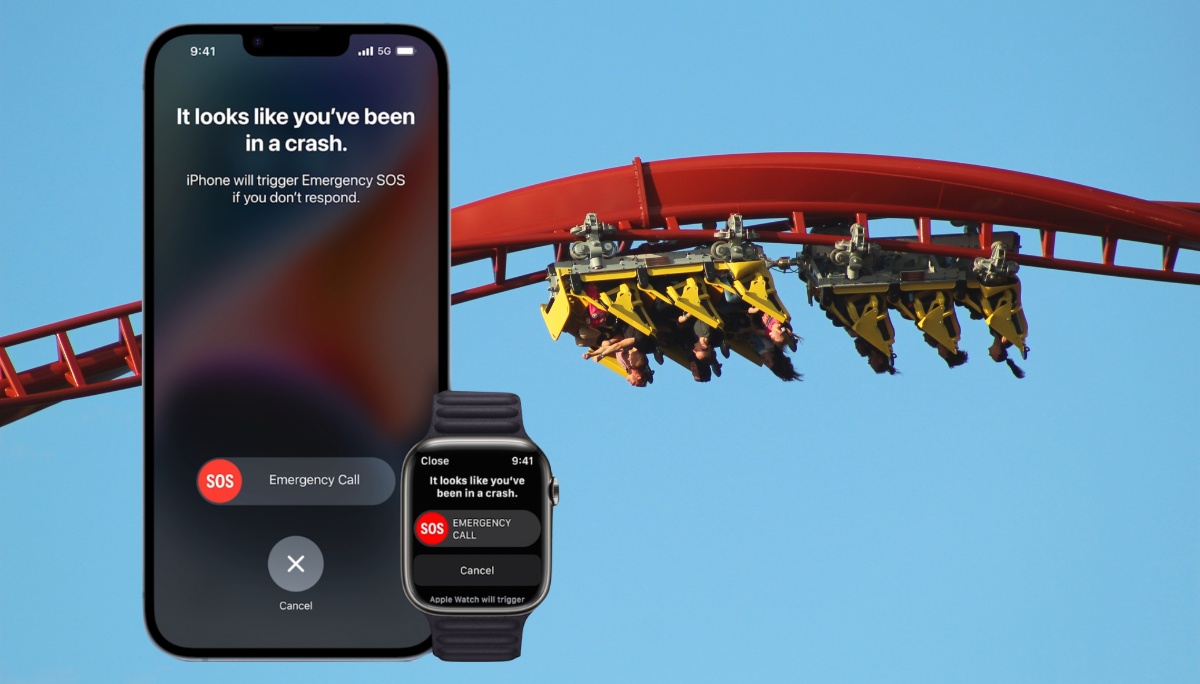 这样太危险！美国 iPhone 14 用户带着手机玩云霄飞车 却因此误触‘ 车祸侦测 ’ 数码科技 图1张