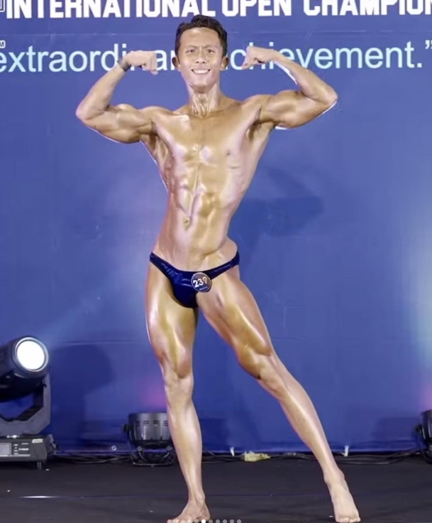 小正太不见了！孙安佐变身“肌肉猛男” 参加健美赛！ 娱乐资讯 图5张