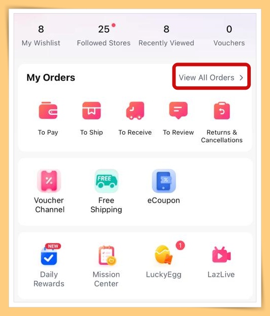 Tips I 每次上Lazada购物必懂！教你5个步骤下载消费收据！ 更多热点 图3张