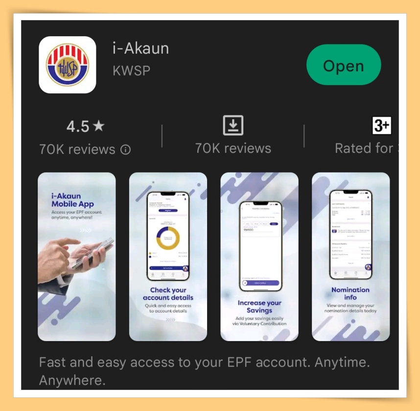 Tips I 下载EPF Statement不用特地去Kiosk KWSP！教你4个步骤用手机来下载！ 更多热点 图2张