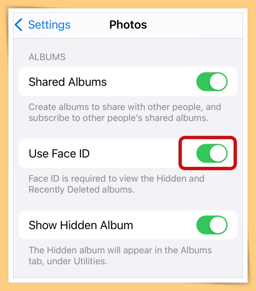 Tips I iPhone 如何把照片上锁？教你一招想看就要经你的Face ID批准！ 更多热点 图3张