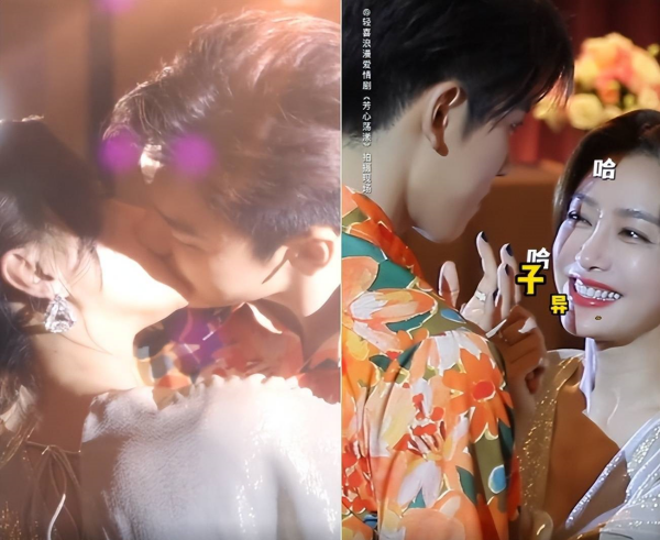 拍激情吻戏！秦岚口红大脱妆...沾王子异一嘴 娱乐资讯 图1张