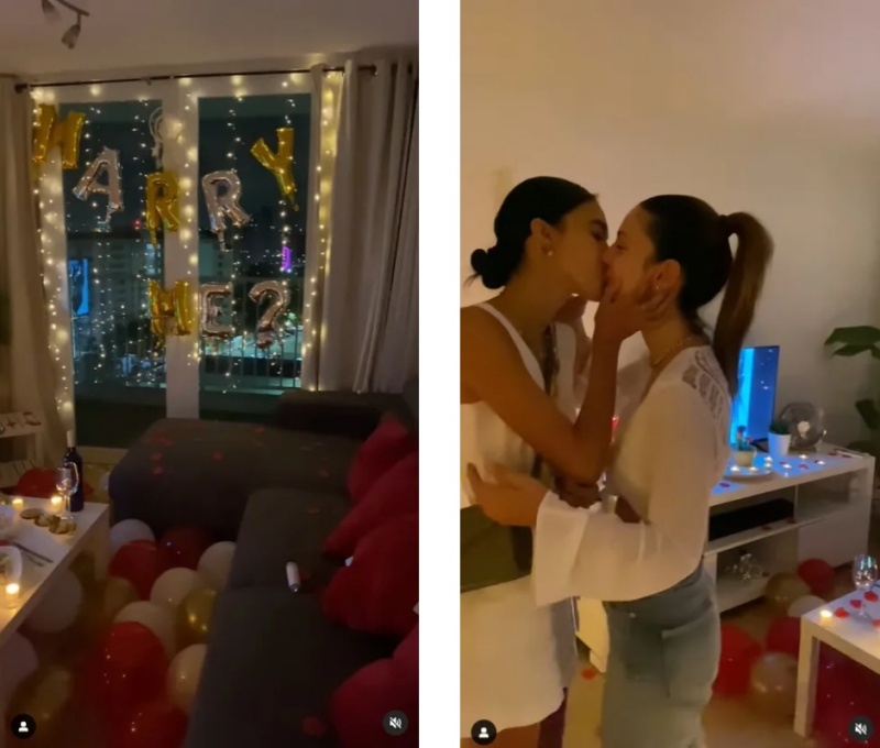 竞争对手→妻妻！选美佳丽宣布结婚！ 娱乐资讯 图1张