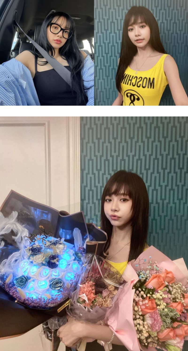 林明祯刘海 + 长发look新造型！网直呼：有点LISA的感觉 娱乐资讯 图1张