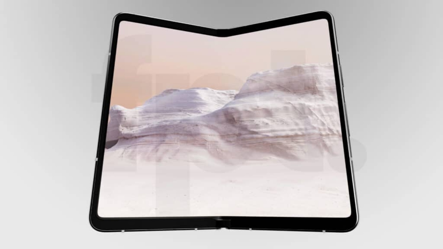 Google 也有折叠机？Pixel Fold 渲染图曝光！同三星 Galaxy Z Fold4 是左右折叠 镜头类似 Pixel 7 系列 数码科技 图3张