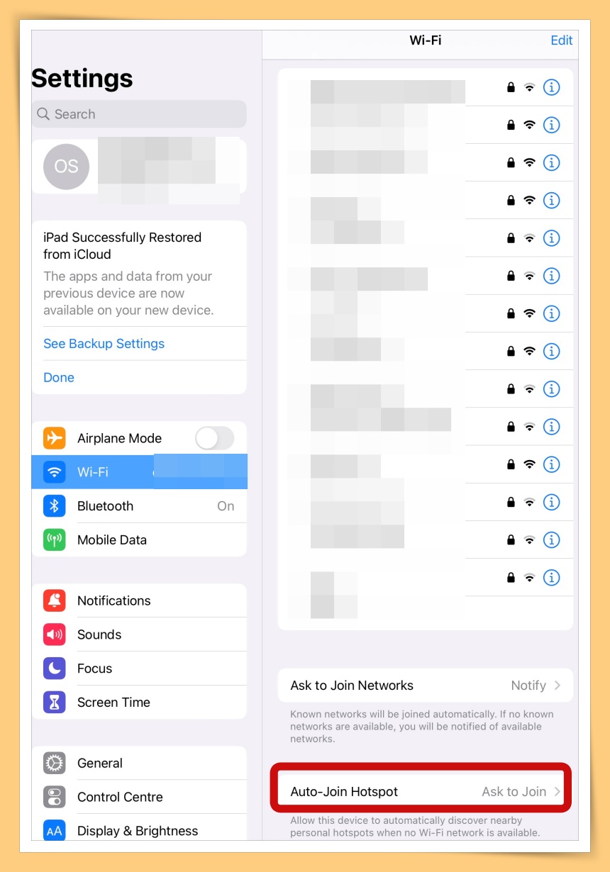 Tips I iPad手动连接很麻烦？教你3个步骤自动连接 iPhone个人热点！ 更多热点 图3张