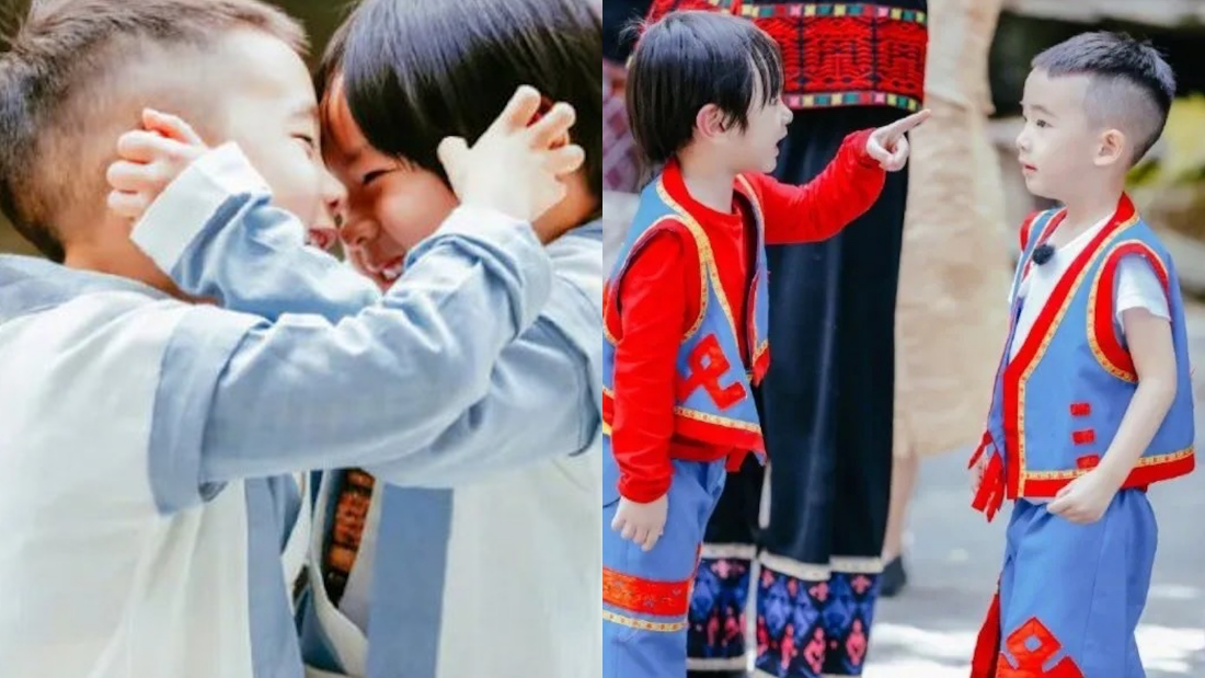 《爸爸去哪儿》男孩回忆杀！陈小春、吴尊儿子关系超好…一起放学被捕获！ 娱乐资讯 图2张
