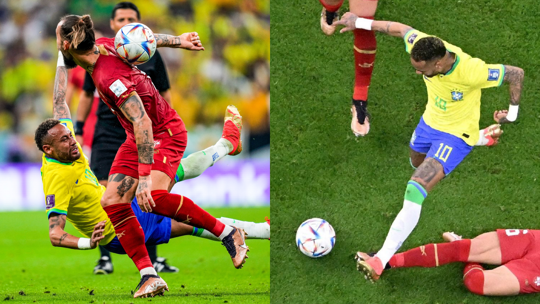 2022世界杯｜巴西队旗开得胜！内马尔惨被侵犯9次…再现表情包！ 娱乐资讯 图4张