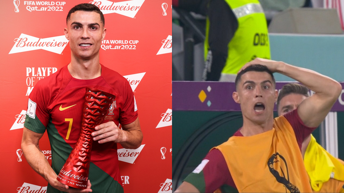2022世界杯｜连续5届都有进球…成历史第一人！C罗哭了 娱乐资讯 图3张