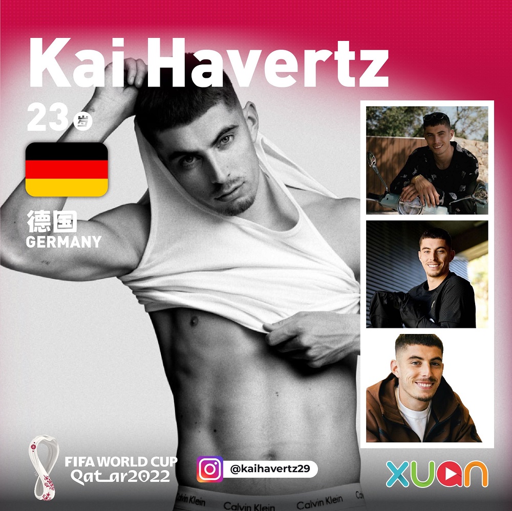 世界杯 I 2022世界杯天菜们！型男、潮男、花美男你pick哪款？ 更多热点 图10张
