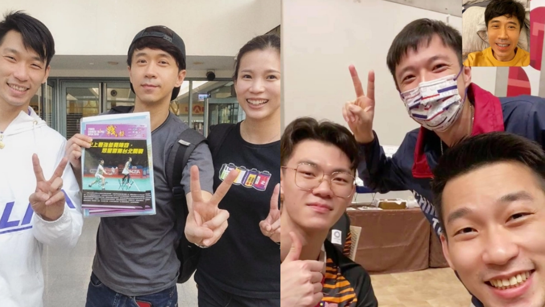 陈炳顺合体光良、张智成打羽球！调侃：我听你们的歌长大的 娱乐资讯 图3张