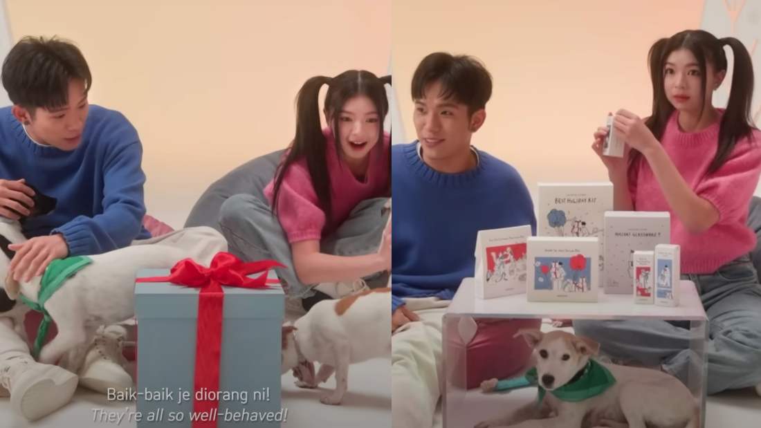 培永、Elyn Leong一起玩狗！互动超Sweet 娱乐资讯 图3张