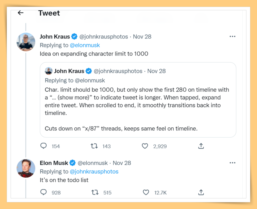 科技 I 推文太短看不爽！Twitter字符数限制从280提高至XXXX！ 更多热点 图2张
