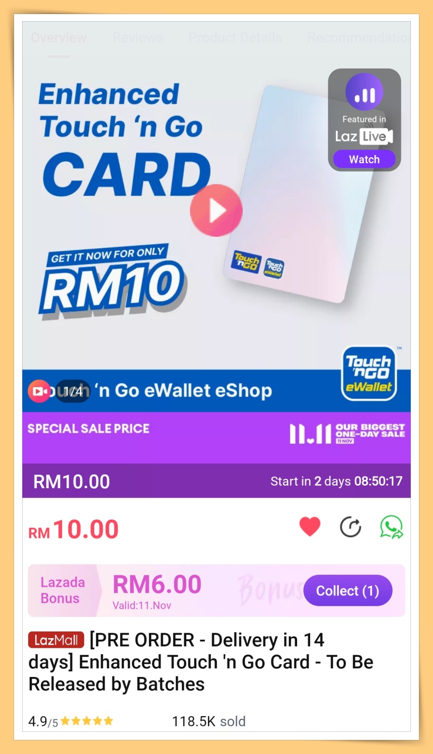 Tips I 买不到Enhanced TNG卡？很大可能是3个原因导致！ 更多热点 图1张