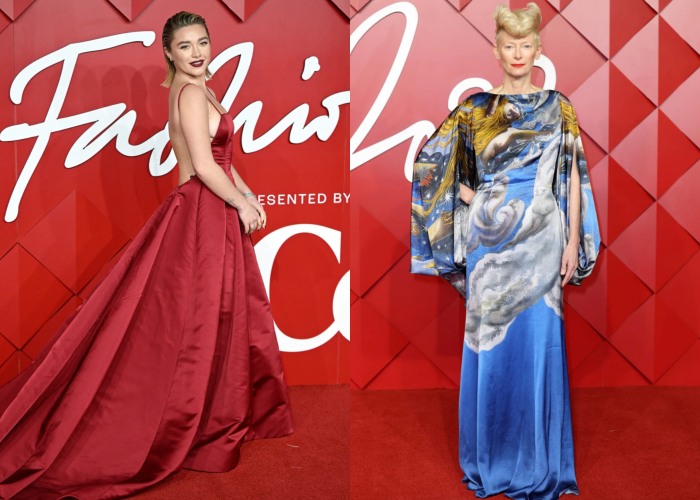 Style I 真女神降临！韩素希绿色透纱礼服美绝英国时尚盛事红毯 更多热点 图4张