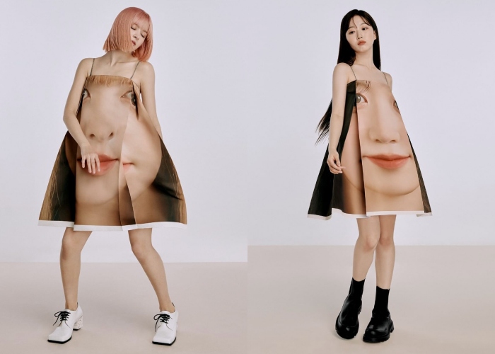Style I 把自己的脸穿身上？韩国女团NMIXX穿LOEWE早春洋装惊呆粉丝 更多热点 图3张