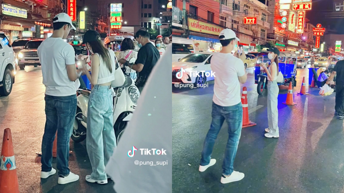 Baifern 、Nine终于认爱！曼谷街头亲密互动全被拍 娱乐资讯 图3张