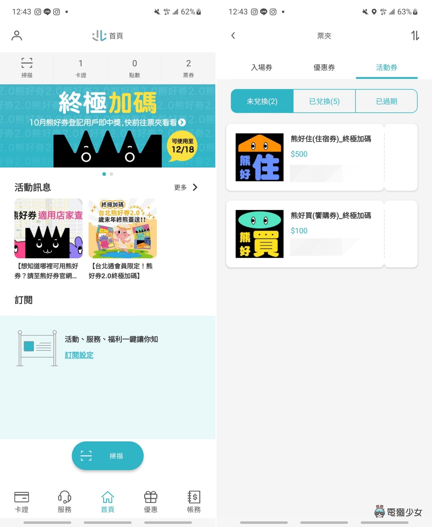 北市府祭出‘ 熊好券 2.0 ’终极加码！有登记过的台北通会员就有奖 数码科技 图2张