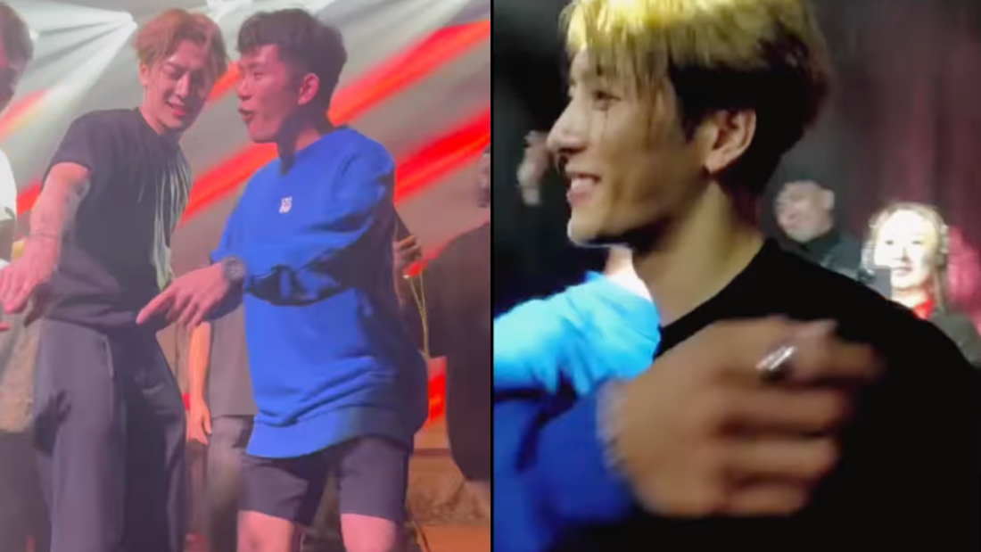 “碰碰姐弟”吃火锅巧遇王嘉尔！“喝汤时完全没想到他在后面” 娱乐资讯 图2张
