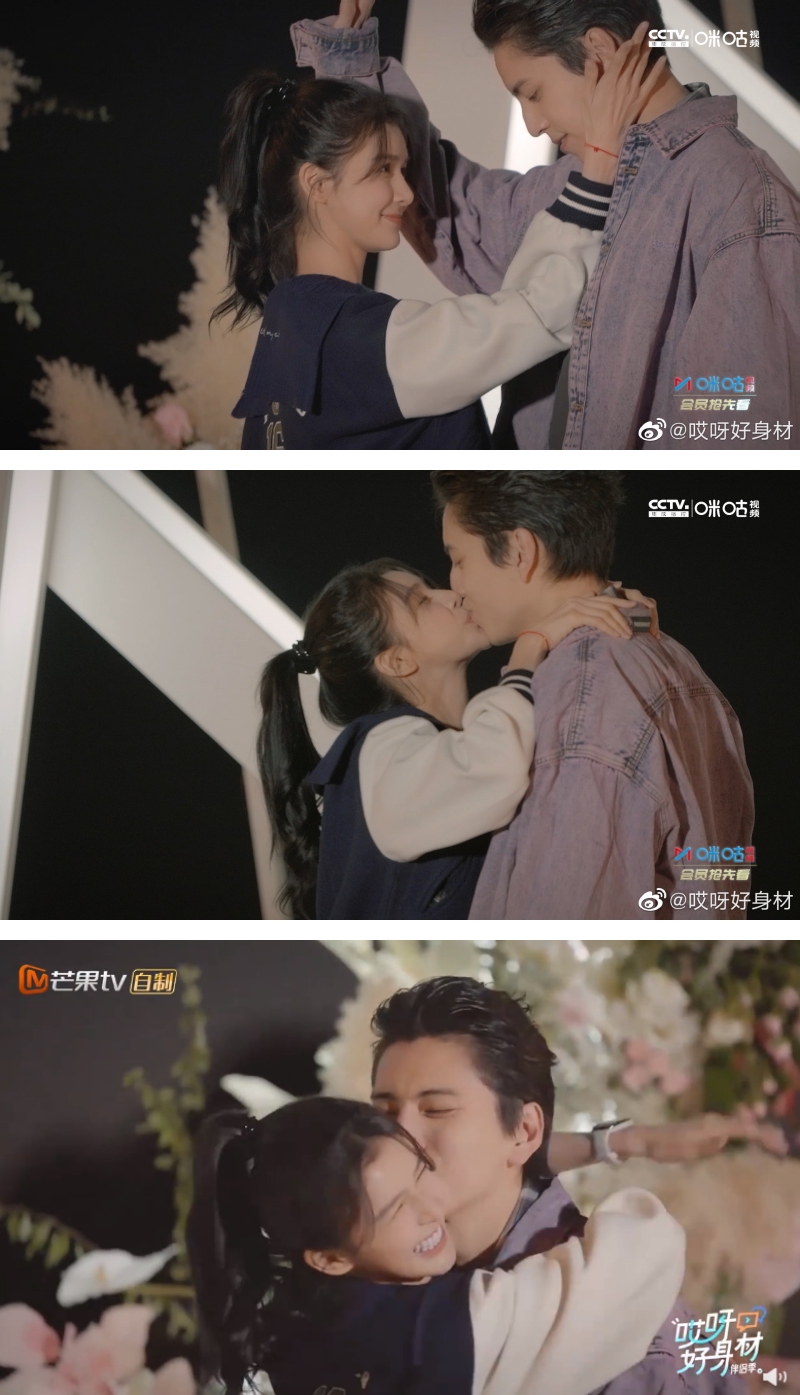 蔡卓宜、王内地跳双人舞！女方一把拉他过来嘴对嘴亲上了 娱乐资讯 图2张